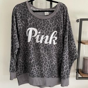 Victoria’s Secret / Pink .. animal print sweater